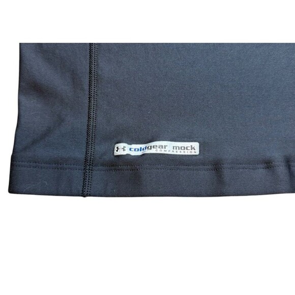 Under Armour Men's Size Medium Coldgear Mock Neck Compression Shirt Base Layer - Picture 4 of 8